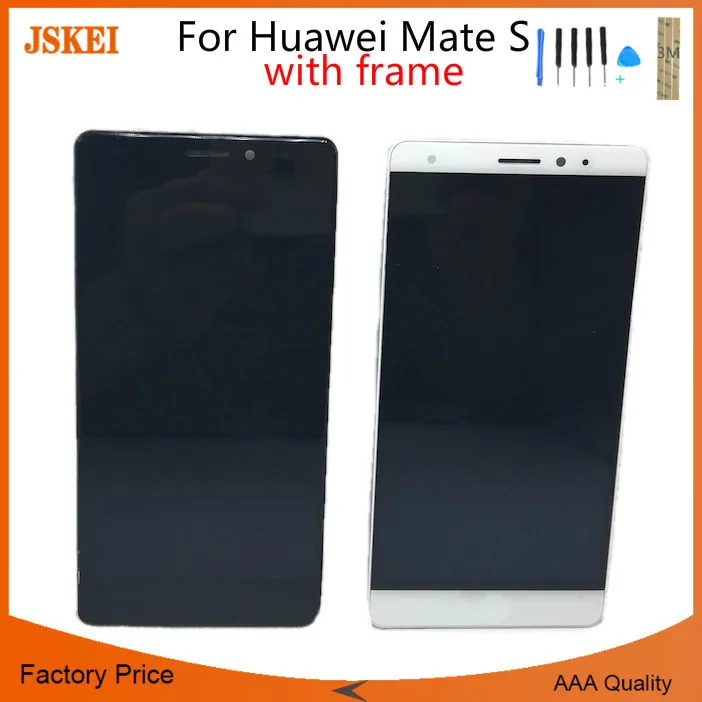 

For Huawei Mate S LCD Display with Touch Screen Digitizer Assembly 5.5 Inch with Frame and Tools 10pcs/lot