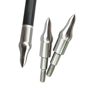 

Hunting Archery Broadheads 150GR Target Arrow Head Steel Point Compound Bow or Recurve Crossbow Carbon Arcos y flechas Sliver