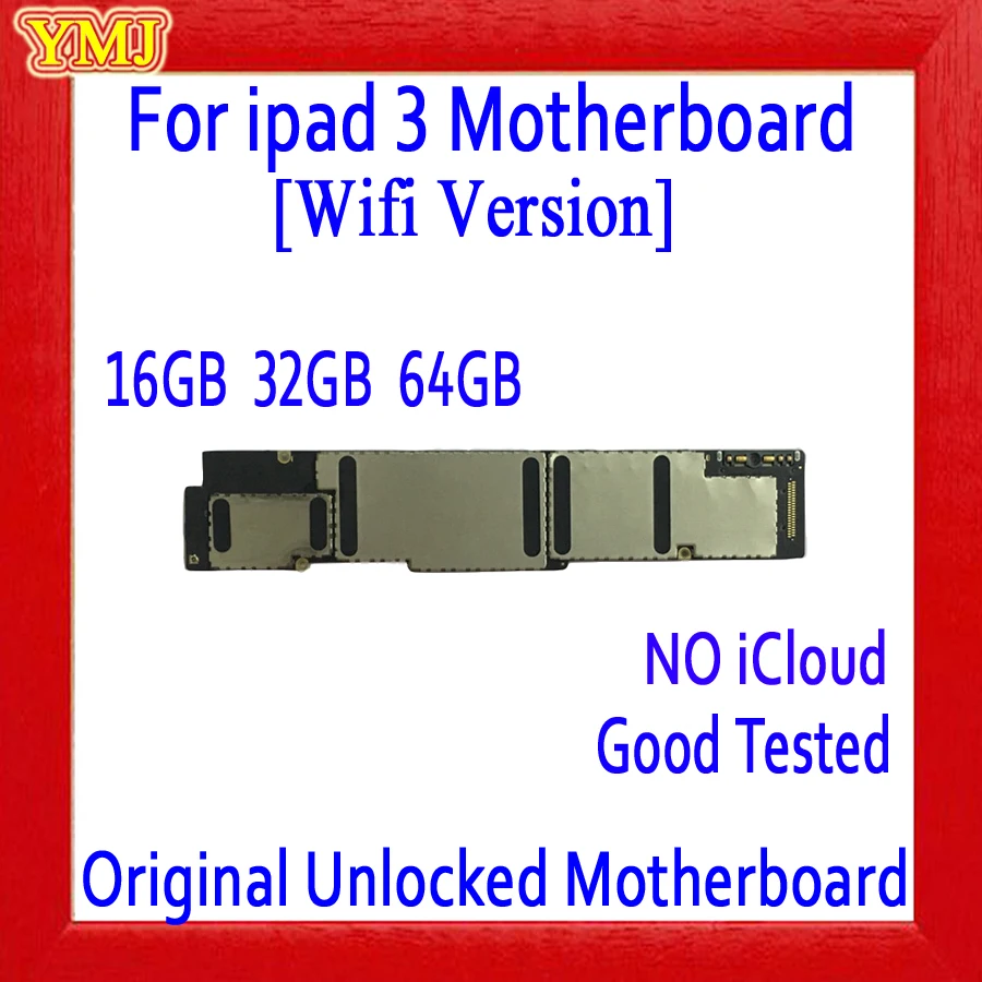 16 Гб/32 ГБ/64 Гб Wifi/3G версия для ipad 3 материнская плата с бесплатным iCloud Оригинальный