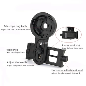 

Optical Monocular Telescope Universal Holder Adapter Clip Mount Bracket For Width 5.5-9cm Mobile Smart Phone Whosale&Dropship
