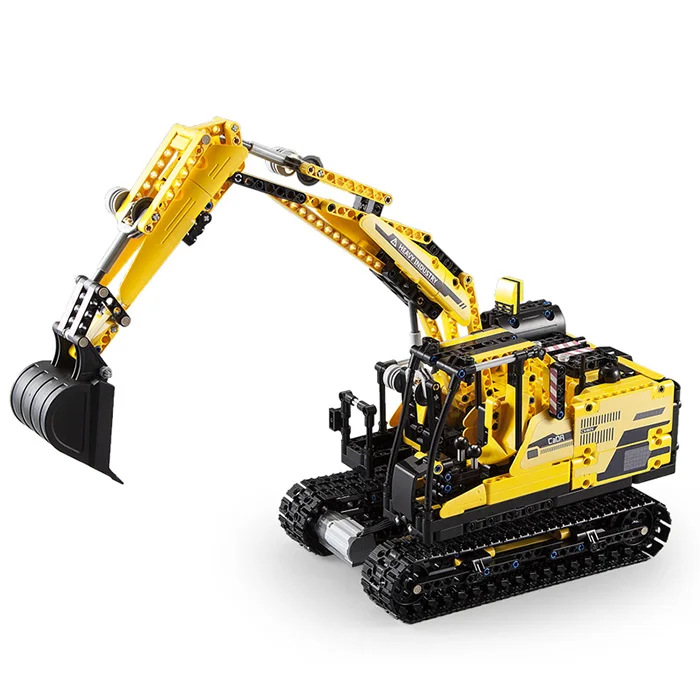 

CaDA C51026 2 in 1 Megalithic Robot Excavator Intelligent RC Building Block Toy Remote Control Robot RC Excavator Toys 930pcs