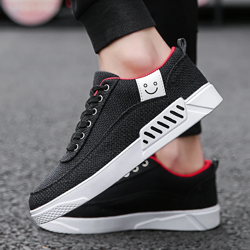 

LAISUMK Men Casual Shoes Men Breathable Zapatos Light Men Shoes Cheap Flats Sneakers Fashion Chaussures pour hommes Flat shoes