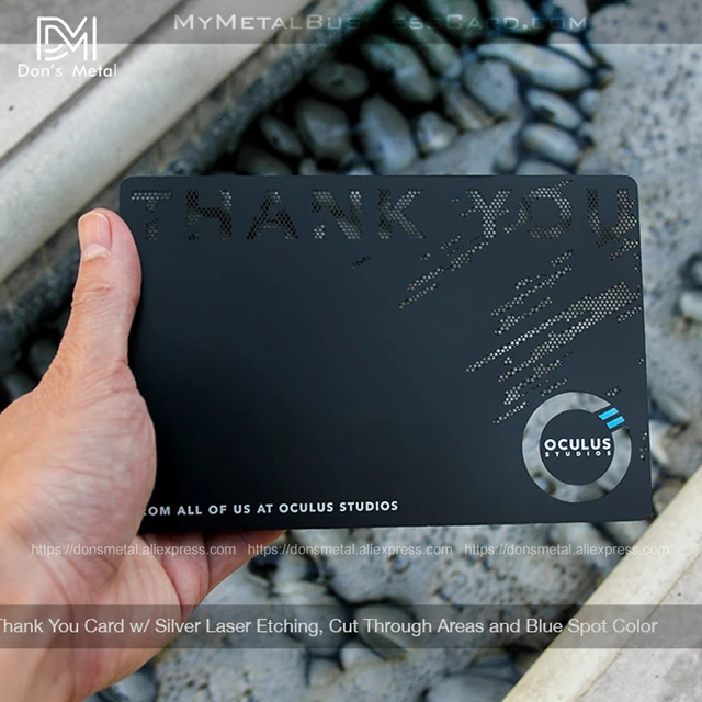 creative personality black metal business card high grade metal black metal business cards