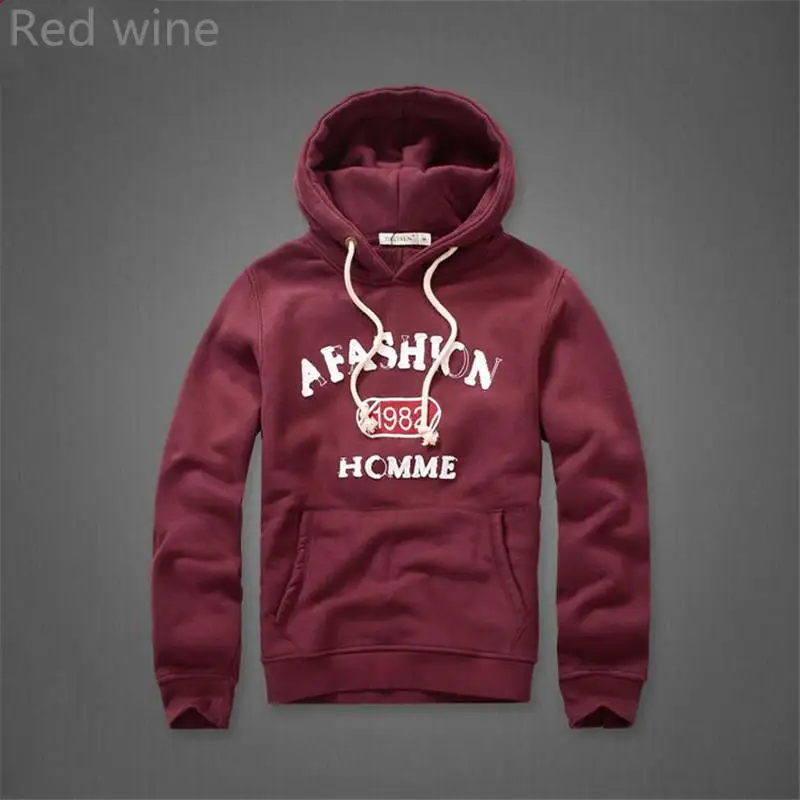 

2017 Autumn New YiRuiSen embroidery Sportswear Men Sweatshirt Thickening Hip-Hop Male Hooded Hoodies Pullover Hoody clothing