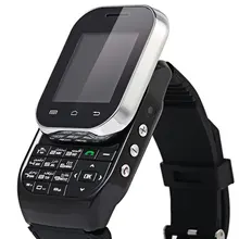 Kenxinda W1 watch IPS LCD 1.44″ Capacitive 128×128 Bluetooth 3.0 Slide-out Keyboard Style Smart Phone -Black