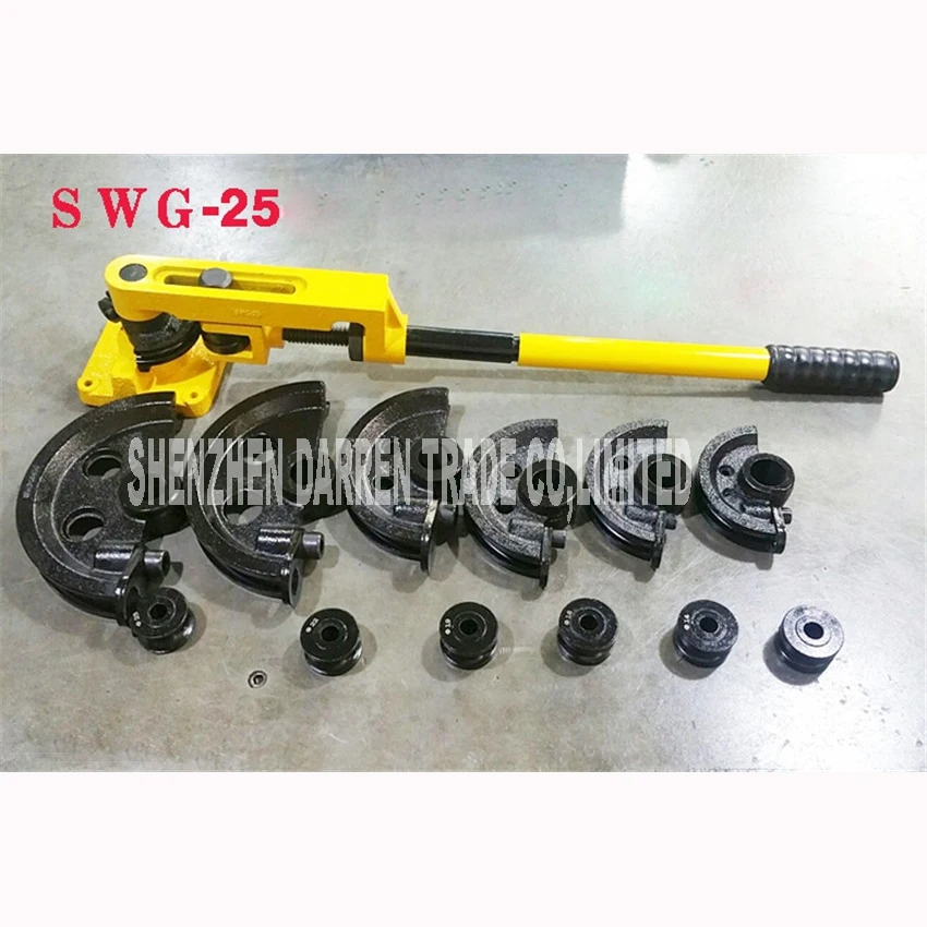 

SWG-25 Manual pipe bender 10,12,14,16,19,22,25 (mm) Configuration die pipe bends Pliers
