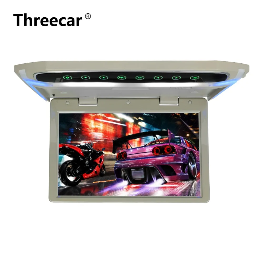 

10.1 inch Car Monitor Roof Mount Car LCD MP5 Monitor Flip Down monitor Overhead Multimedia HDMI SD FM Player Roof mount Display