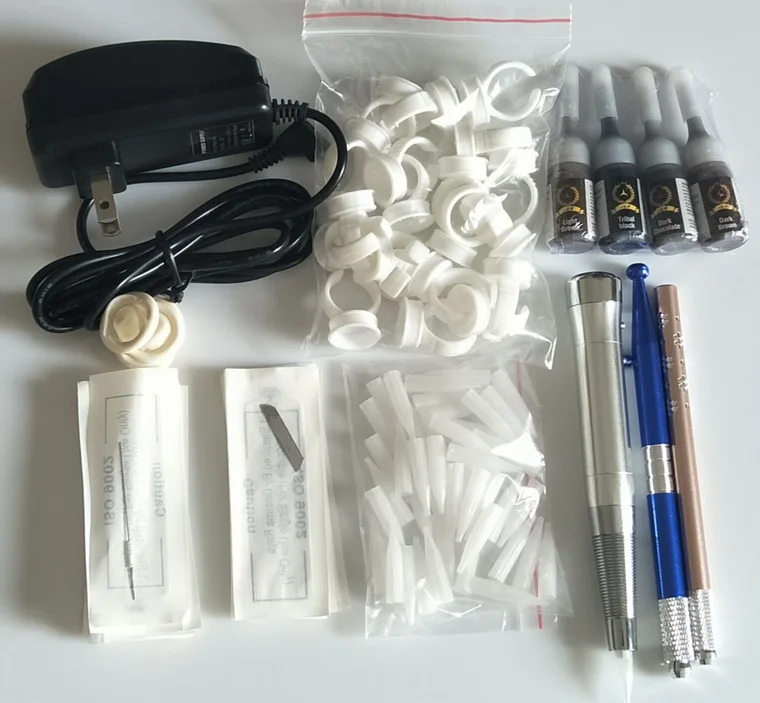 

Eyebrow Kit Permanent Makeup Machine Tattoo Eyebrow Tattoo Manual Pen Kits With Blades For Learner Tattoo Permanent Makeup