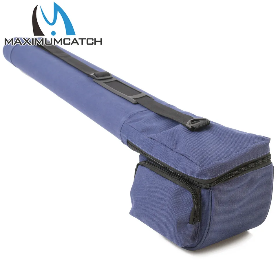 

Maximumcatch Fly Fishing Rod Tube Triangle Rod Case 77cm/30.3inch Double Compartments For 9ft Fly Fishing Rod Fishing Bag