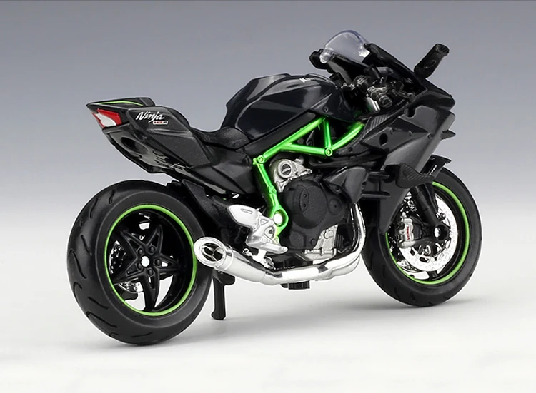 Maisto 1:18 KAWASAKI NINJA H2 R черный литой Сплав модель мотоцикла игрушка для детей подарок на день рождения Коллекция игрушек