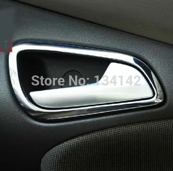 

4pcs Interior Inside Chrome Door Handle Cover Trim For Ford Focus 3 mk3 2012 2013