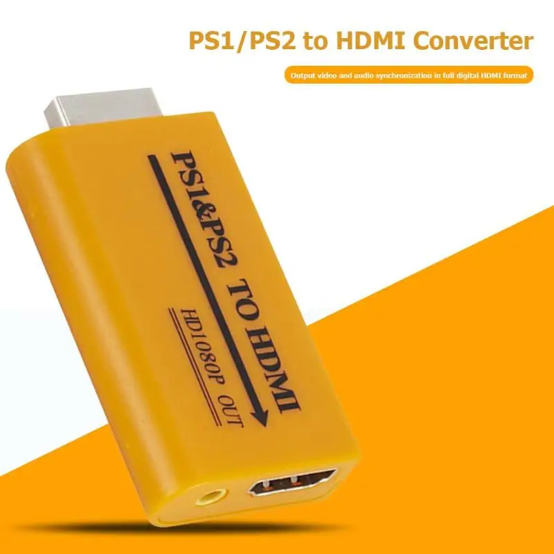  PS1/PS2 USB al Convertitore di HDMI Proiettore HD 1080 P Uscita Video Audio Adattatore di Alta Qual