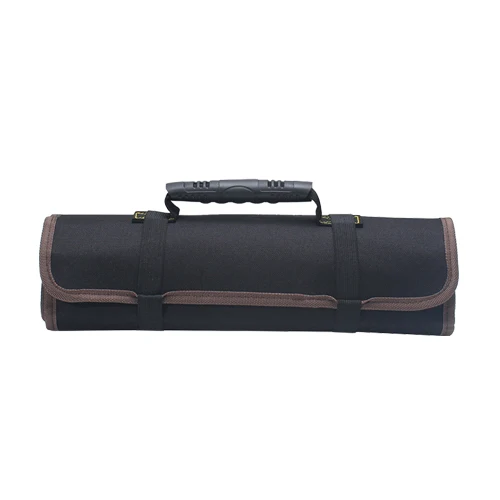 Складная сумка для инструментов из ткани Оксфорд электрик гаечные ключи сумка для инструментов рулон рулонных отверток Ремонт хранения Органайзер аксессуары - Цвет: Black Tool Bag