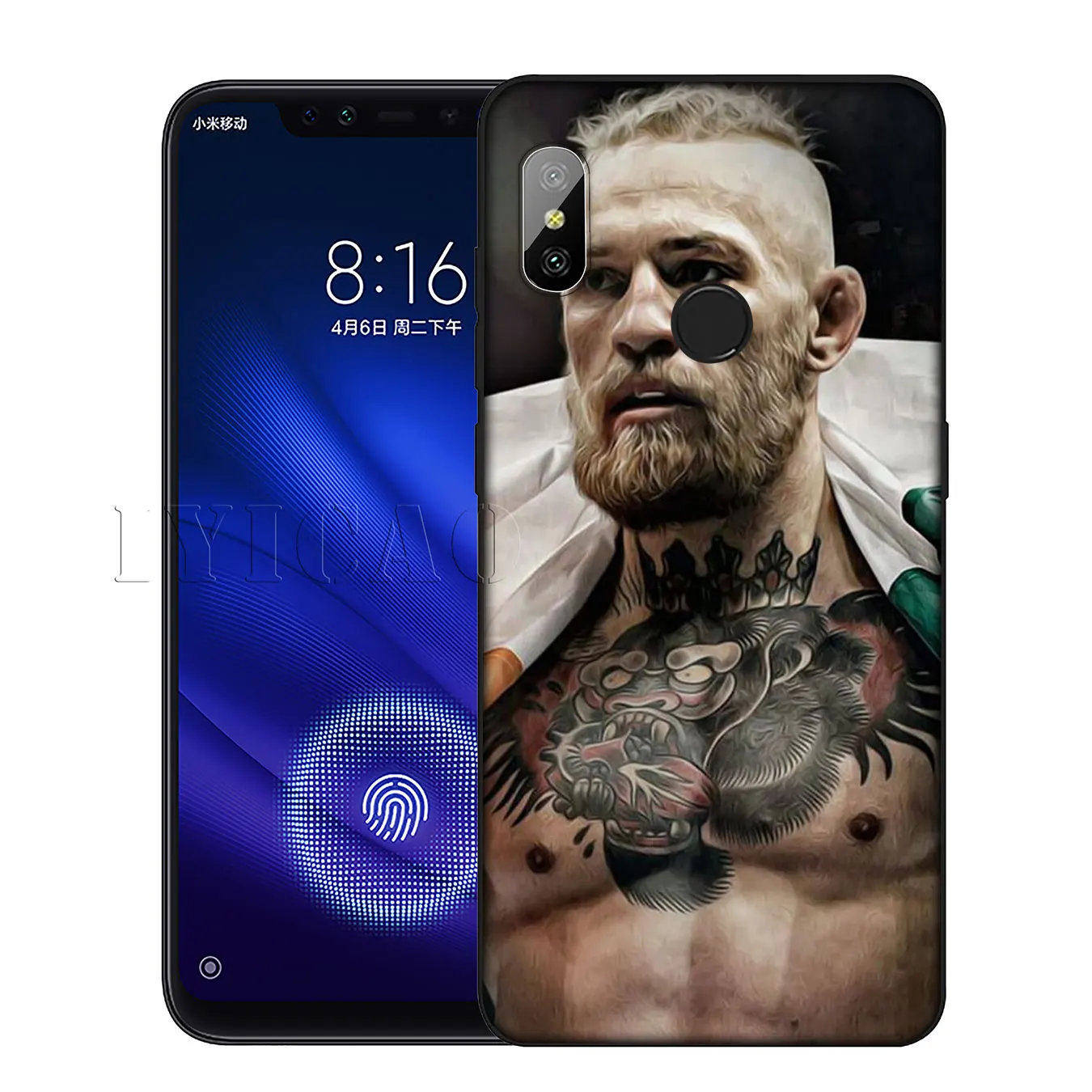 Силиконовый мягкий чехол IYICAO Conor McGregor Irish Fighter на заказ для Xiaomi Redmi 6A 5A Note 8 7 4 4X5 Plus 6 Pro черный чехол из ТПУ