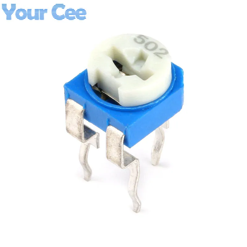 10pcs RM065 Potentiometer Blue White Variable Adjustable Resistor