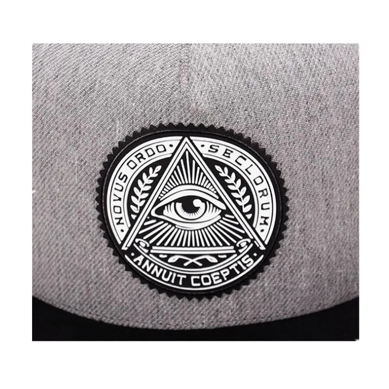 2017 Fashion Round Label Triangle Eye Illuminati Snapback Caps Women Adjustable Baseball Cap Snapbacks Hip Hop Hats