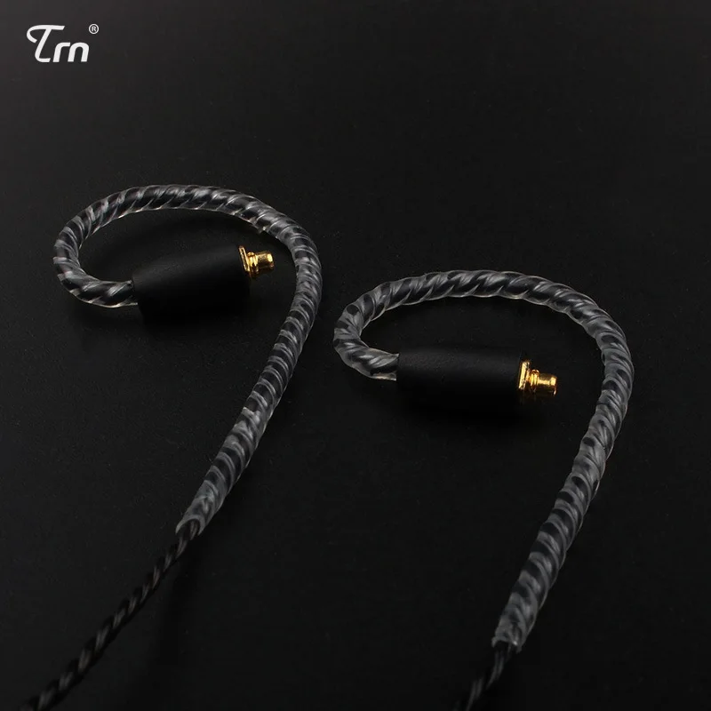 Trn кабель для наушников 3,5 мм разъем для 0,75 мм 0,78 мм mmcx Сменный кабель для наушников с микрофоном