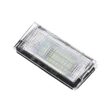 

2Pcs White 3528 18LED License Plate Lights For BMW E46 4D 5D Number 323i 325i 328i 6000k 12V Bulb Lamp