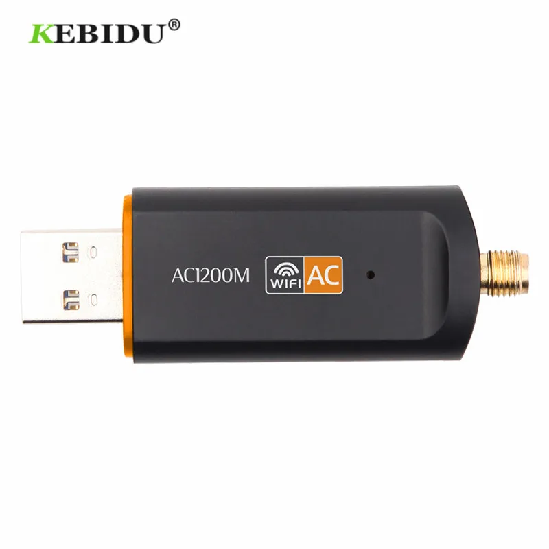 Kebidu 1200 Мбит/с беспроводной Wifi адаптер USB 3,0 двухдиапазонный для настольного ноутбука 802.11ac стандарт с антенной новейший