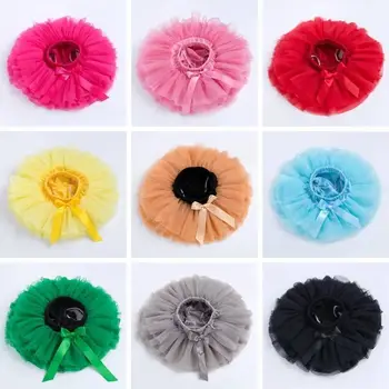 

Baby Girls Tutu Skirts Newborn Fluffy Pettiskirt Princess Dance Skirt Toddler Baby Girls Net Veil Tutus with Ribbon for Birthday