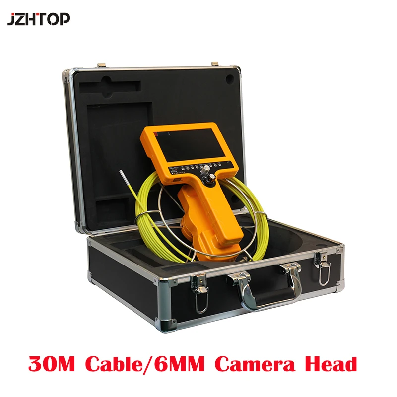6mm handheld pipe camera video borescope endoscope 30m