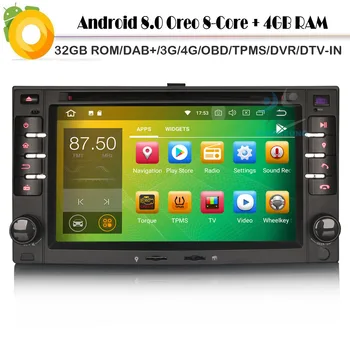 

DAB+ Octa Core Sat Nav Android 8.0 Autoradio WiFi 3G 4G GPS CD DVR BT OBD Car Radio Player for Kia Sportage Rio PICANTO DVT-IN
