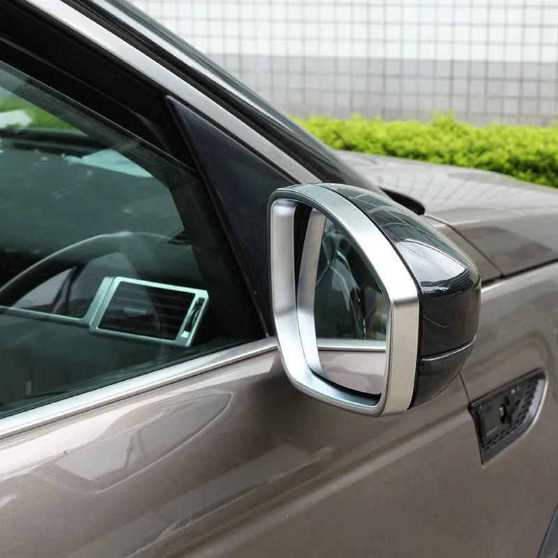 ABS Chrome Rearview Mirror Frame Trim For Land Rover Discovery Sport 2015 car styling car accessories  (5)