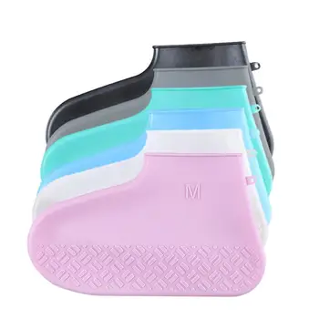 

New Arrival Practical 1 Pair Reusable Shoes Covers Adults Kids Waterproof Silicone Shoes Protectors for Indoor Outdoor Travel