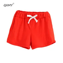 Новые шорты для маленьких мальчиков и девочек детские Шорты хлопковые шорты для девочек и мальчиков, детские пляжные шорты детская одежда