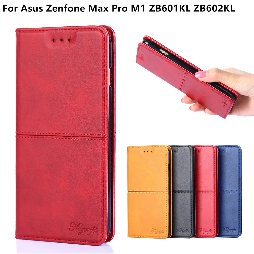 

Flip Case For Asus Zenfone Max Pro M1 ZB601KL ZB602kl Case Magnetic Wallet Leather Cover For Asus ZB601 ZB602KL Card Slot Coque