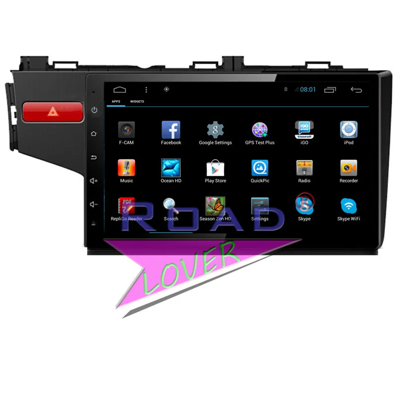 Roadlover 10 2 дюймовый Android 6 0 Автомобильный мультимедийный плеер для Honda Jazz 2014 Стерео