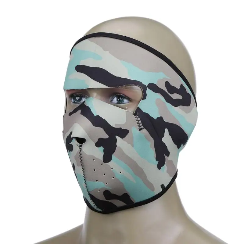 Windproof Bicycle Face Mask Camouflage Cycling Full Face Mask Running