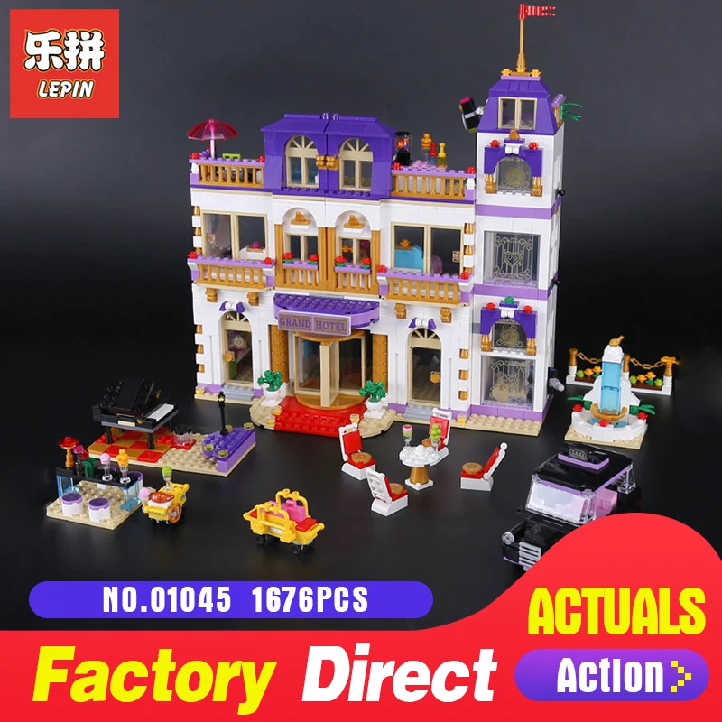 

New LEPIN 01045 1676pcs GIRL SERIES amusement park games Educational Building Blocks Bricks Toys GriL Toy 41101