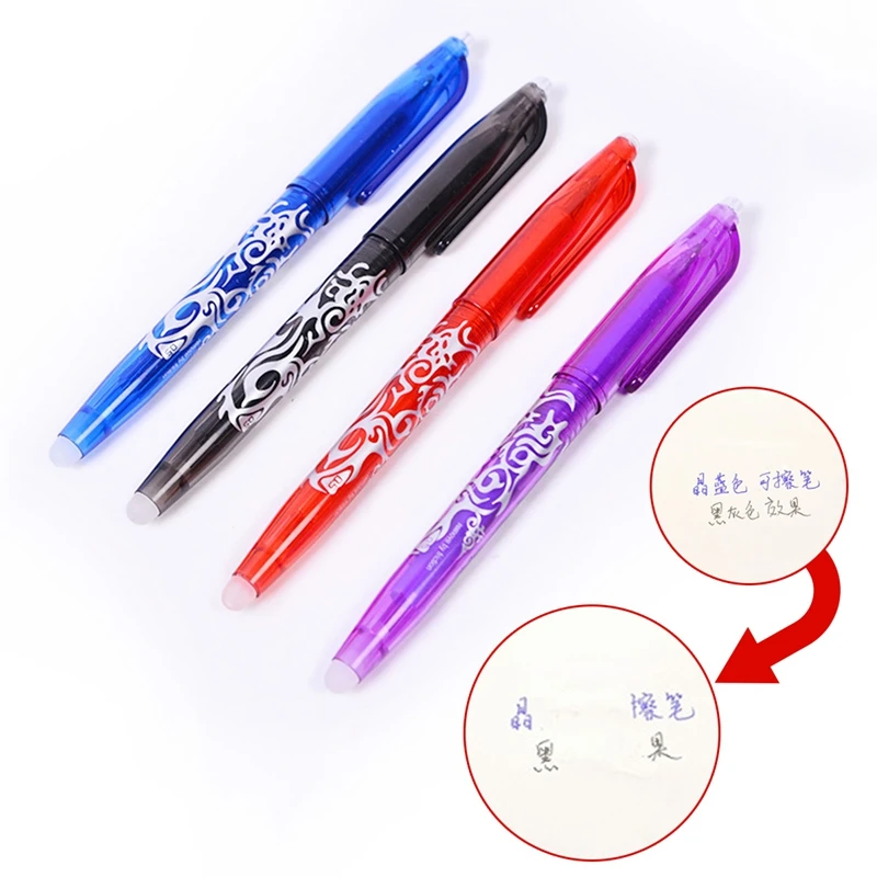 

Erasable Pen Colorful Magical Writing Gel Pen Ink Erasable Pen Student Stationery Writing Pen Multifunction Pen 0.7mm Tip Writ