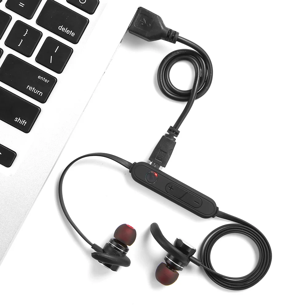 Магнитные наушники с USB зарядкой для iPhone Samsung X3 X3S беспроводные Bluetooth