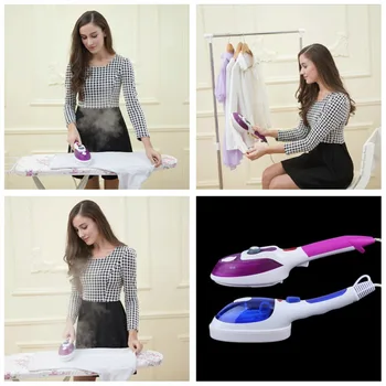 

EU Plug Garment Steamer Portable Handheld Clothes Steam Iron Machine Steam Brush Electric Iron Steam Iron Daily Use
