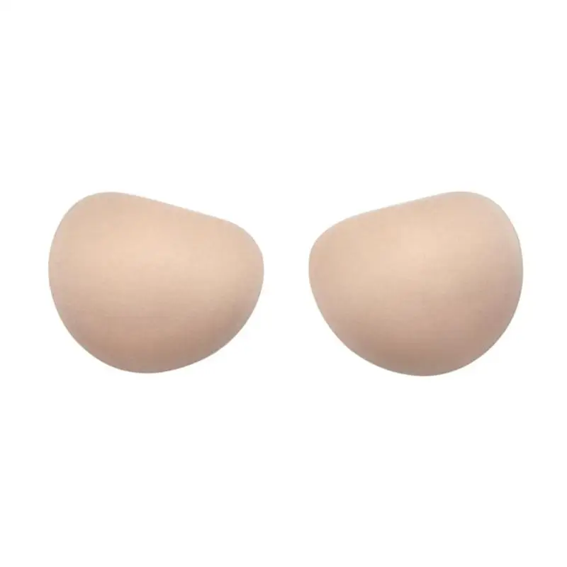 

1 Pair Women Sponge Chest Pad Swimsuit Pads Peach Heart Bra Pad Chest Cup
