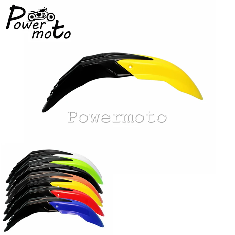 

Motorcycle Yellow Black Front Fender Mudguard Enduro MX Off Road Motocross For Suzuki RM RMZ RMX