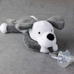 Детские Соска для новорожденных соском плюшевые игрушки силиконовые соски Кормление Товары для малышей Приятные плюшевый медведь собаки