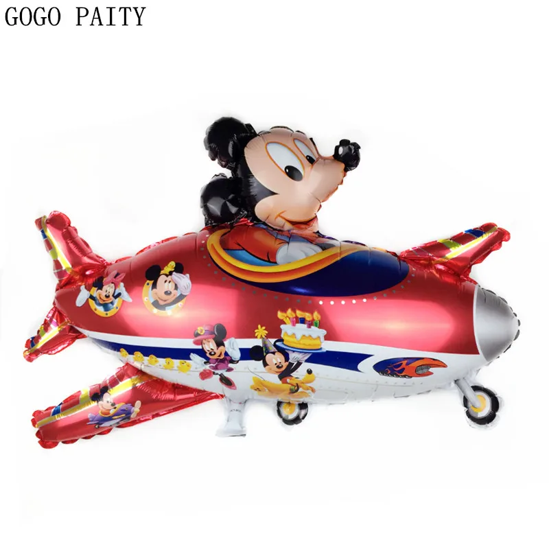 

GOGO PAITY Free Shipping New Mickey Minnie Air Balloon Baby Birthday Party Arrangement for children's toys wholesale