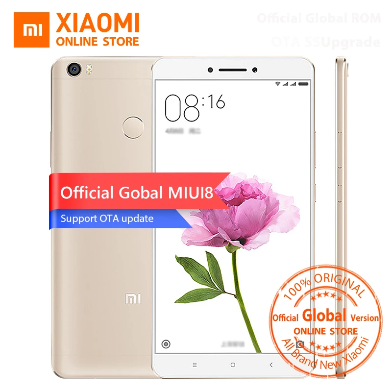 Официальный Глобальный Версия Сяо Mi Max 6.44 &quotмобильный телефон Snapdragon 650 гекса core