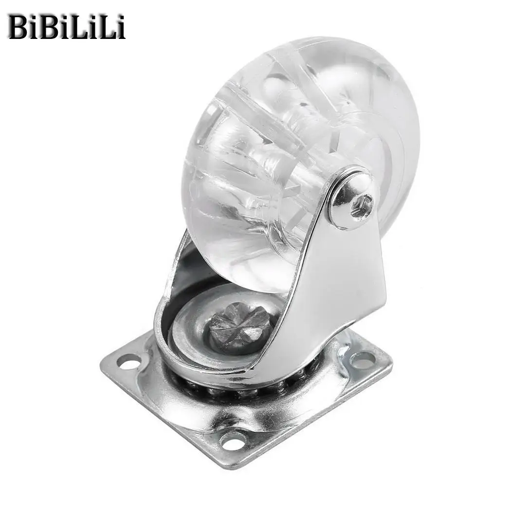 

Chair Caster Replacement 4 Pack Wheels 2 Top Office Swivel Kit Inch Plate Clear