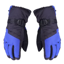 Женские мужские лыжные перчатки флисовые сноубордические перчатки снегоходы мотоциклетные зимние теплые перчатки ветрозащитный водонепроницаемый для снега перчатки