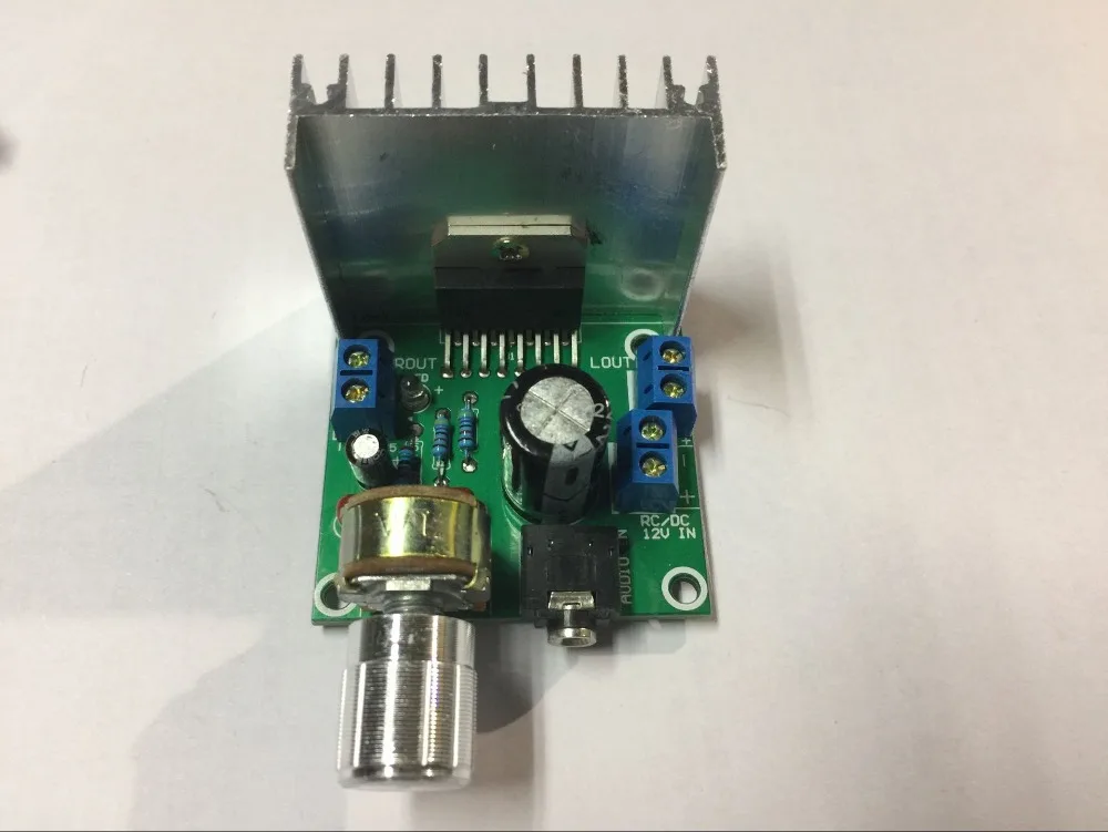 

1 set board amplifier TDA7297 parts dc 12 v 2.0 dual audio coding 15 w electronic