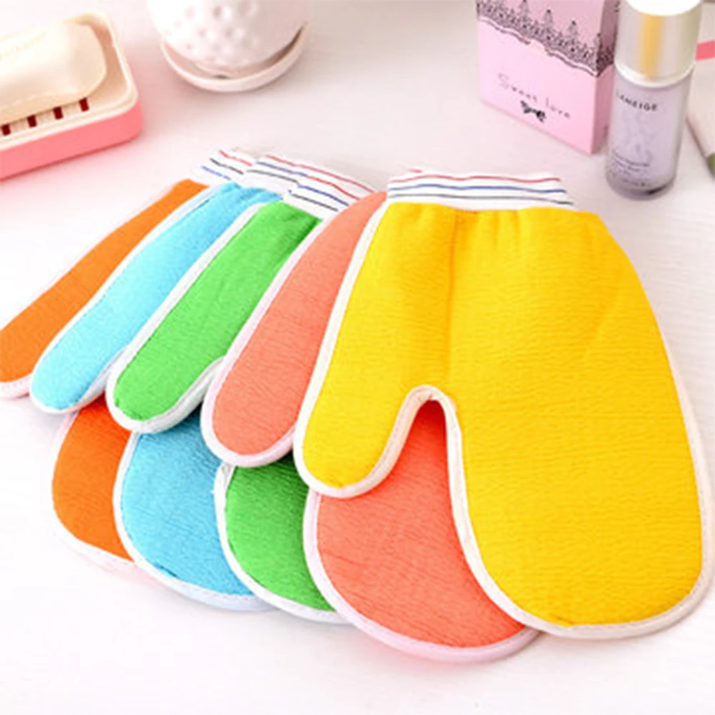 

Random Color Body Scrubber Cleansing Cleaner Skid Resistance Wash Skin Scrub Massage Spa Candy Color Shower Gloves