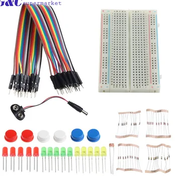 

Starter Kit UNO R3 Mini Breadboard LED Jumper Wire Button for arduino Diy Kit