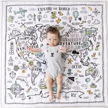 Детский коврик для ползания милый жираф игровой коврик Декор для детской спальни коврики для гостиной игровой коврик детское игровое одеяло