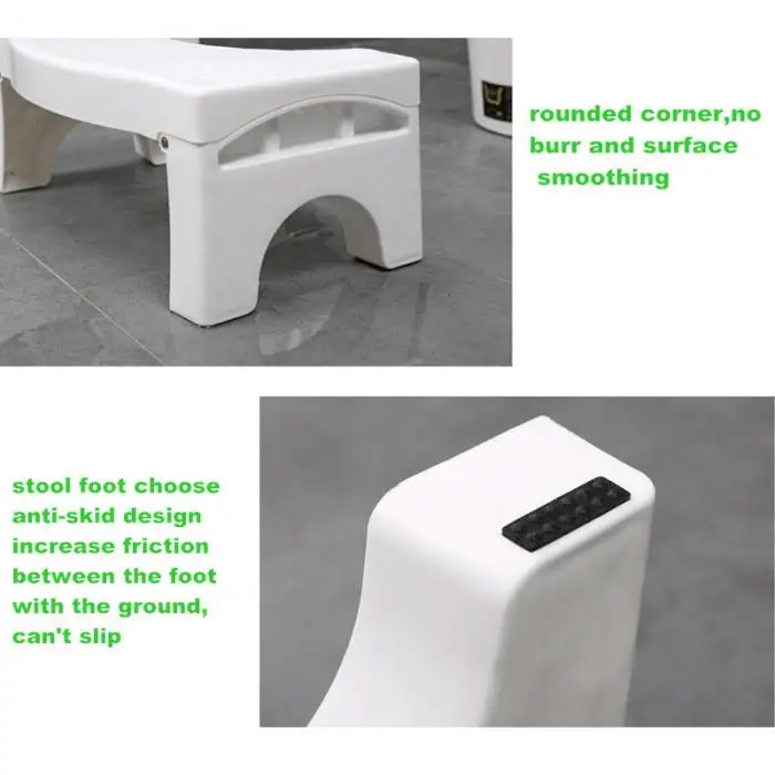 Горячий Многофункциональный складной Туалет табурет для ванной горшок туалет приседания правильной осанки XH8Z