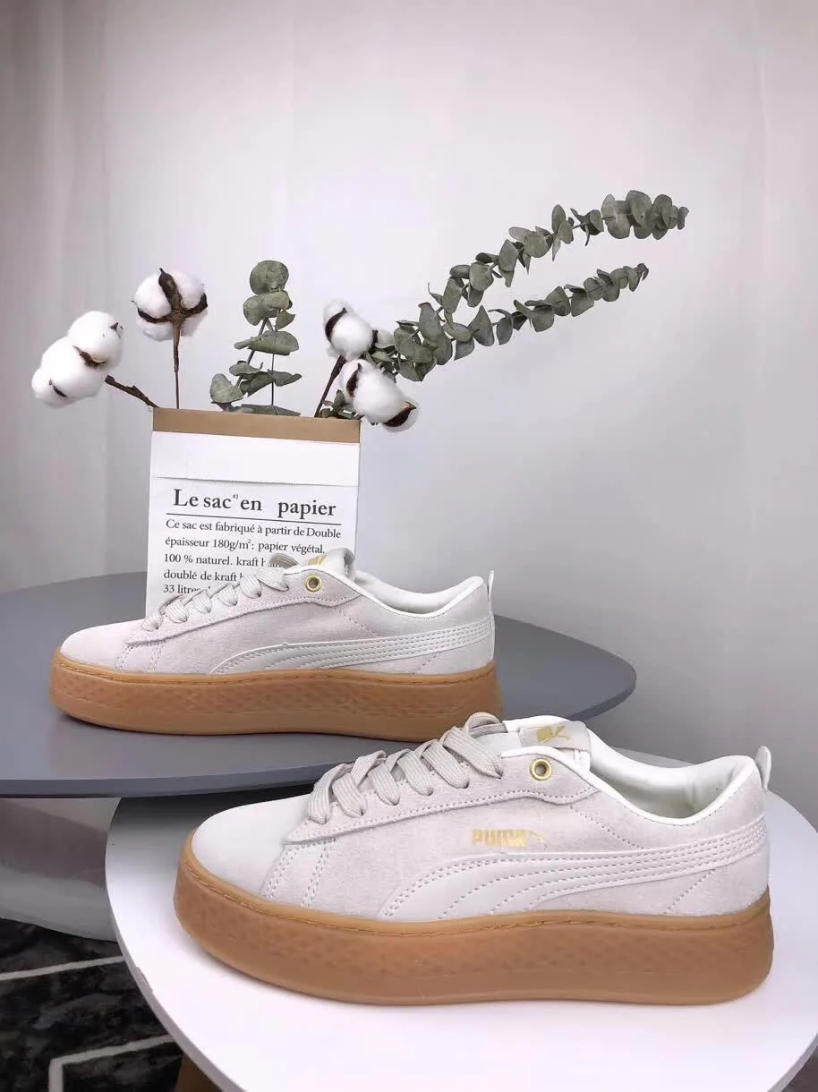 

New Original Arrival 2018 PUMA Cotton white shoes men and Womens Sneakers Badminton Shoes size 36-44