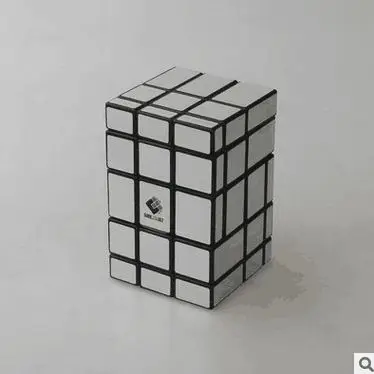 3x3x5 cubetwist siamesi specchio cubo magico oro/argento difficili giocattolo giocattoli educativi speciali giocattoli